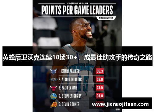 黄蜂后卫沃克连续10场30+，成最佳助攻手的传奇之路